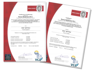 VCA*-certificering