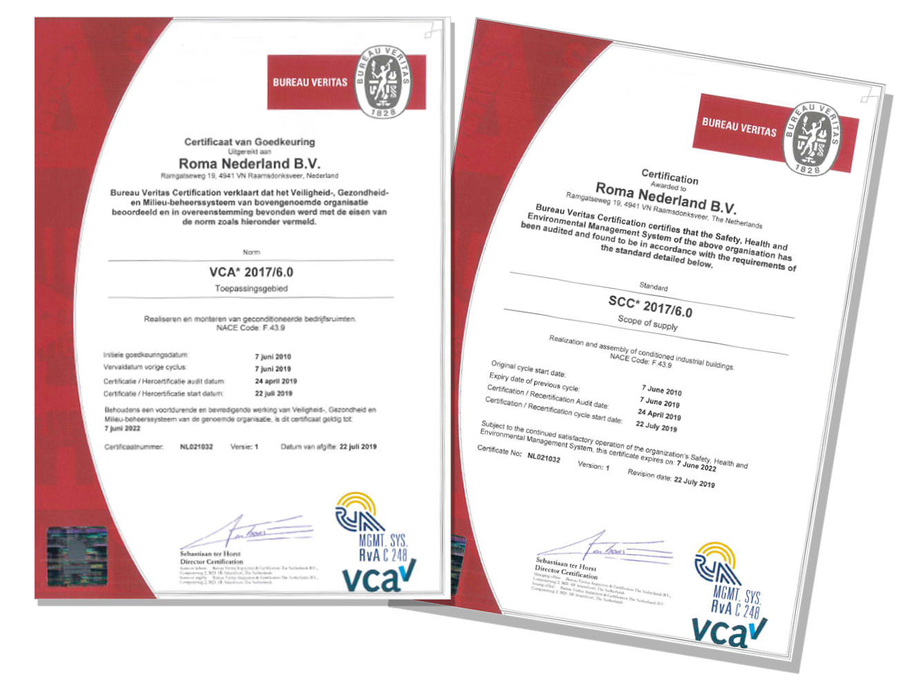 nieuwe VCA*-certificering ontvangen. Wat betekent dit voor de klanten?